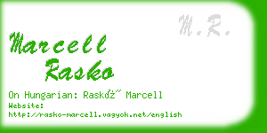 marcell rasko business card